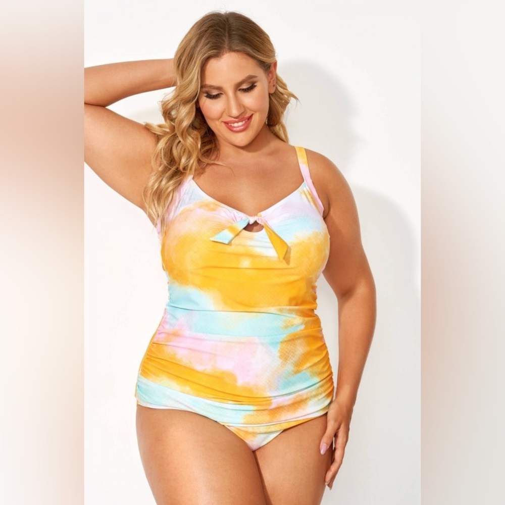Meet Curve Women’s 3X Bathing Suit Top (Tankini)